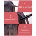 thumbnail image 6 of ZOUYUE Hair Curling Iron Wand,Hair Crimper Volumizing | Lasting Hair Volume, 2 in 1 Adjustable Ceramic Hair Curlers,Hair Curler & Crimper Hair Tool for All Hair Type, 6 of 9