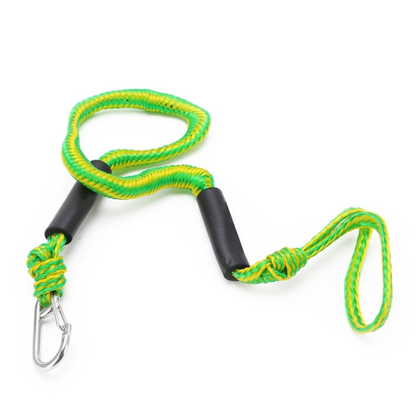 Lhcer Boat Accessories,boat Dock Lines,dock Line Elastic Stretchable Shock‐absorbing Green Boat Rope With D‐shape Buckle For Dock Boat Kayak Mooring