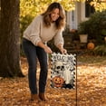 thumbnail image 4 of FEOLGEHLY Halloween Decorations Outdoor Indoor, Halloween Garden Flag Pumpkin Witch Spooky Yard Flag Fall Outdoor Decor For Porch Patio Garden Halloween Decorations Clearance (C), 4 of 7