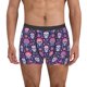 thumbnail image 1 of Balery leaf flower Skull colorful Calzoncillos bóxer para hombre, ropa interior de algodón suave y transpirable con cinturilla de nailon-X-Large, 1 of 5