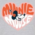 thumbnail image 3 of Disney - Minnie Mouse - Retro Heart - Juniors Fitted Graphic T-Shirt, 3 of 5