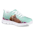 thumbnail image 2 of Pzuqiu Horse Sports Shoes for Girls Size 11 Outdoor Breathable Blue Tennis Shoes Light Weight Comfortable Floral Running Shoes Animal Print, 2 of 7