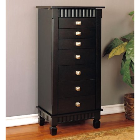Powell Joslyn Merlot Jewelry Armoire