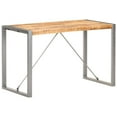 thumbnail image 1 of vidaXL Dining Table 120x60x75 cm Solid Rough Mango Wood, 1 of 5