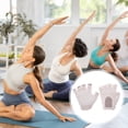 thumbnail image 5 of Unique Bargains Yoga Gloves Fingerless Pilates Gloves One Size Pink, 5 of 5