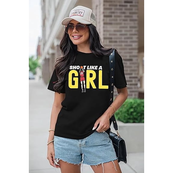 Indiana Clark 22 Shoot Like a Girl Fan Gift Softstyle Youth Adult Unisex T-Shirt