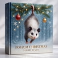 thumbnail image 5 of LmnLft Possum Christmas Advent Calendar, 24 Days Countdown Calendar of Joy with Cute Acrylic Opossum Ornaments, 2D Flat Pendant for Xmas Tree Decor, Festive Holiday Winter Decor for Animals Lover, 5 of 7
