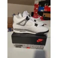 thumbnail image 3 of Ni - ke Air Jordan 4 Retro 'White Cement' FV5029-100 2025 Size 12.5M /14W Brand New, 3 of 5