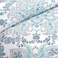 thumbnail image 2 of 100% Cotton 3-Piece Percale Weave Reversible Comforter Set, Full/Queen, Ruhani - Heirlooms of India, 2 of 8