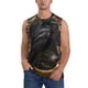 thumbnail image 1 of Balery Gothic Raven Portrait Camisetas sin mangas para hombre, absorbe la humedad y protege contra el mal olor.-3X-Large, 1 of 7