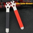 thumbnail image 4 of Joernso Bike Spoke Tool Extended Arm Design Multi-purpose Long Service Life High Hardness Spoke Spanner for Bicycle, 4 of 8