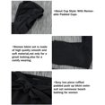 thumbnail image 4 of Womens Falbala Bikini Set High Waisted Swimsuits Bottom Flounce Two Pieces Swimsuit Bathing Suit, 4 of 6