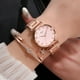 thumbnail image 1 of Reloj de cuarzo para mujer, relojes para mujer, reloj de cuarzo de aleación de estilo casual a la moda para mujer, reloj de cuarzo para regalo de cumpleaños de niña., 1 of 5