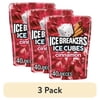 (3 pack) Ice Breakers Ice Cubes Cinnamon Flavored Sugar Free Chewing Gum, Bottle 3.24 oz, 40 Pieces