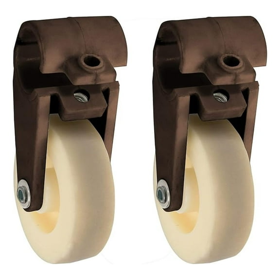 Gravity Free Recliner Wheel Kit - Brown - Replacement Wheels for Standard, Wide, & Extra Wide Chairs - Easy Transport & Mobility - Includes Hardware