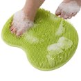 thumbnail image 2 of YAOMOBB Multi-use Bath Mat Shower Foot Massager Non Slip Mat Suction Cup Design Multifunctional Bath Massage Brush, 2 of 7