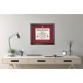 thumbnail image 2 of Dawn Diploma Frame for Mississippi State, 16" x 18" Diploma Certificates Frame, Embossed Maroon/Gray Mat, 2 of 5