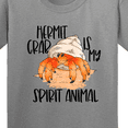 thumbnail image 4 of Inktastic Summer Hermit Crab is My Spirit Animal Youth T-Shirt, 4 of 5