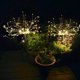 thumbnail image 5 of Luces solares para jardín, luces solares de fuegos artificiales, cadena de luces con energía solar con 2 modos de iluminación, centelleante y constante para jardín, patio, jardín, parterre, 5 of 5