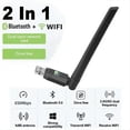 thumbnail image 3 of 600Mbps USB WiFi Bluetooth 5.0 Adaptador 2.4G 5GHz Antena Wi-Fi Banda Dual 802.11ac Mini Receptor de Tarjeta de Red Inalámbrica, 3 of 9