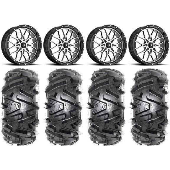 MSA Portal 18" Wheels Machined 32" Moto MTC Tires Sportsman RZR Ranger