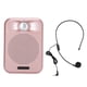 thumbnail image 2 of Amplificador de voz portátil Micrófono recargable Altavoz Radio Soporte Tarjeta de memoria Rosa, 2 of 5