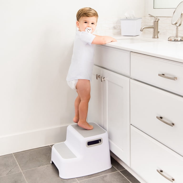 Ubbi Wide 2 Step Stool for Kids, Slip Resistant photo 3