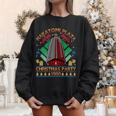 Nakatomi Plaza Christmas Party 1988 Sweatshirt, Christmas Movie Ugly Sweater, Christmas Movie Shirt, Die Hard Christmas Tees, Christmas Gift