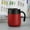 Red, variant on Coffee Mug With Handle 13oz Insulated Stainless Coffee Travel Mug Double Wall Vacuum Reusable Coffee Cup With Lid (Black)