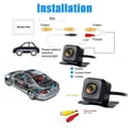 thumbnail image 2 of Mini Car Rear View Camera 170° HD Night Waterproof Parking Reverse Cam, 2 of 5