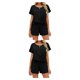 thumbnail image 3 of Jumpingount Conjunto de 2 piezas de camiseta, pantalones cortos, deportes, Fitness, atlético, Top, traje de moda para discoteca, traje de verano Type2 NO2, 3 of 6