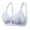 Grey, variant on Women's Cotton Bra - Middle/Elderly, No Steel Ring, Jacquard Thin Cup, Medium Support - Sizes 36-42