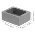thumbnail image 4 of KAKOWELY Graphite Mold Ingot Mold Metal Casting Smelting Mold Jewelry Making Supply,1.18"X0.98"X0.39", 4 of 5