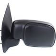 thumbnail image 2 of For Ford F-250 Super Duty 1999-2010 Door Mirror Driver Side | Non-Heated | Manual Glass | Textured Black | Manual Folding | Paddle Style | Replacement For FO1320209 | F81Z17683AAB, 2 of 6