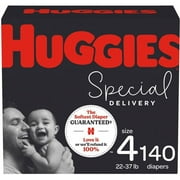 Huggies Special Delivery Hypoallergenic Baby Diapers, Size 4, 140 Ct