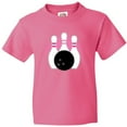 thumbnail image 3 of Inktastic Bowling Pins Cute Bowler Youth T-Shirt, 3 of 5