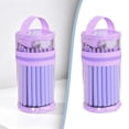thumbnail image 2 of Solivara Large Capacity Transparent Cylindrical Pencil Case For Student Exam Stationery Storage(A,6.89*3.54 in), 2 of 5