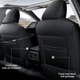thumbnail image 5 of AOMSAZTO Custom Seat Covers Full Set Black For Toyota Camry Hybrid 2018-2023( LE/SE )Faux Leather Seat Protector Waterproof, 5 of 5