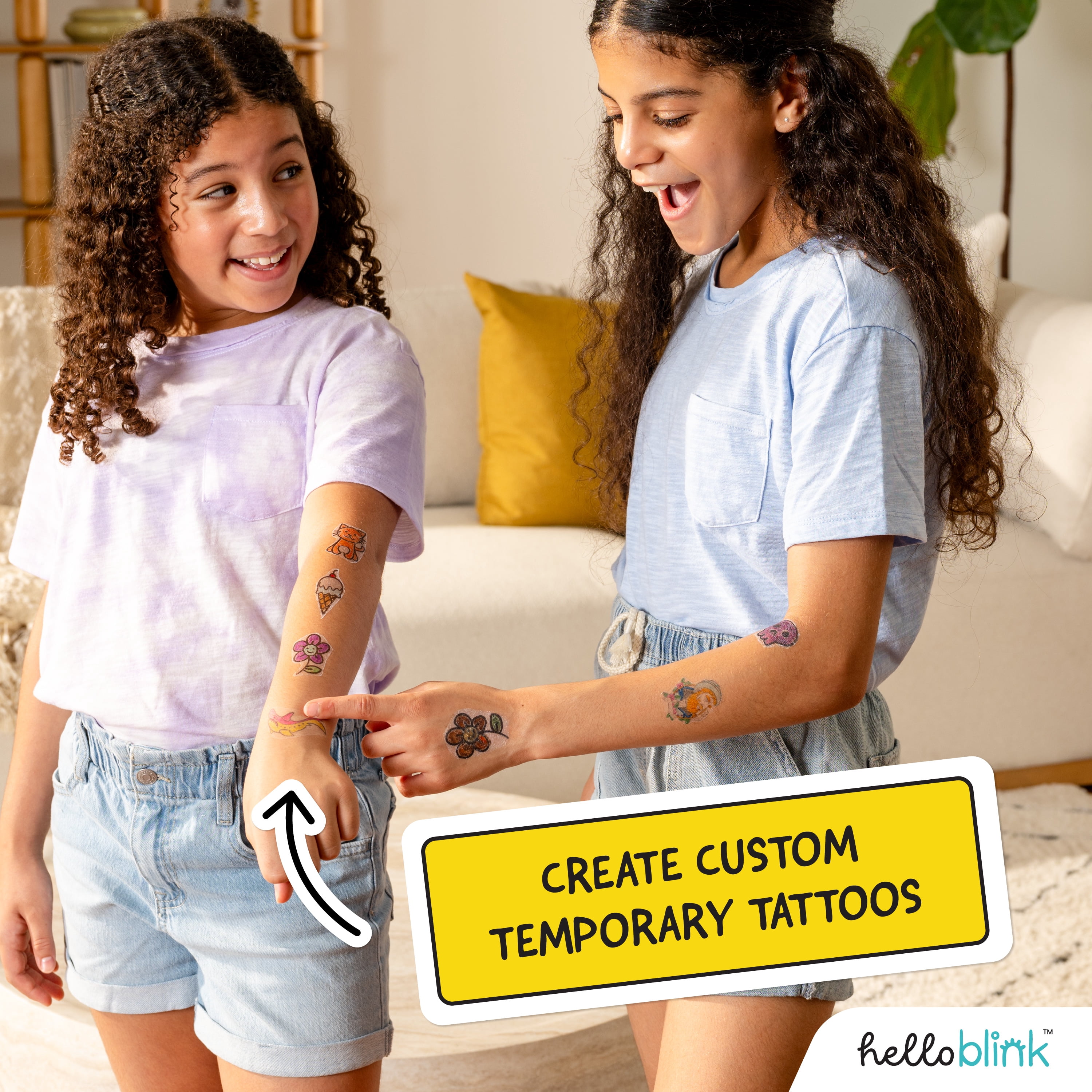 Hello Blink Tattoo Maker Temporary Body Art for Kids Ages 8+