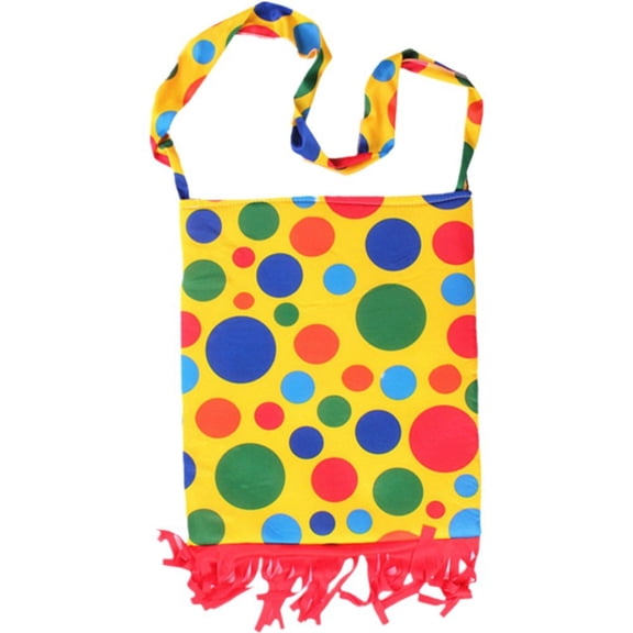 Jiibva Clown Shoulder Bag Clown Props Circus Accessories for Halloween Carnival Party