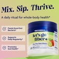 thumbnail image 3 of Enzymedica, Let’s Go Fiber+ Strawberry & Kiwi, Prebiotics & Probiotics, Postbiotic, Soluble Fiber for Gut Health, Regularity, Powder for Men & Women, Sugar-Free, 30 Servings, 3 of 8
