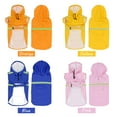 thumbnail image 4 of Labymos Dog Raincoat with Hood Pocket Reflective Adjustable Waterproof Slicker Rain Jacket for Small Medium, 4 of 8
