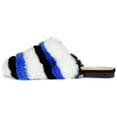 thumbnail image 2 of Journee Womens Evelin Faux Fur Square Toe Mule, 2 of 9