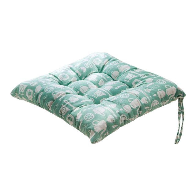 Cojín de asiento, cuadrado cómodo de 40 cm suave, cojín de silla más grueso Cojín de glúteos para comedor Largas horas de estar sentado en el patio de Vajilla Soledad cojín del asiento