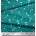 thumbnail image 2 of Soimoi Tissu Crêpe en Polyester Empreinte, Tissu Imprimé pour Enfants Fromage et Rat au Mètre 52 Pouces de Large, 2 of 3