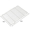 thumbnail image 1 of 2Pcs Cooling Racks Stainless Steel Cooling Rack Barbecue Net Baking Racks for Cookies Bread Cakes, 1 of 7