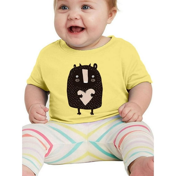 Simple Cute Doodle Monster T-Shirt Infant -Image by Shutterstock, 6 Months