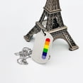 thumbnail image 4 of Gay Necklace for Men - LGBT Pride Necklace Women - Rainbow Necklace (Rainbow Necklace Broad), 4 of 7