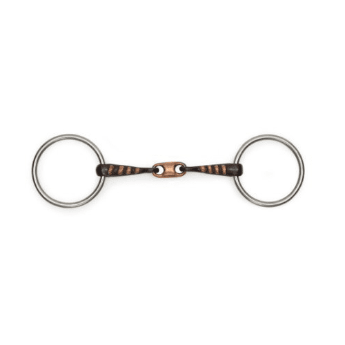 Shires COP LOZ S/Iron Snaffle with Raised Rib #510R 5"