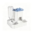 thumbnail image 2 of CHJK Automatic Dog Cat Feeder and Water Dispenser Combo, 1.2L Large Capacity Pet Food and Water Station with Integrated Bowl for Multiple Pets (Blue), 2 of 6